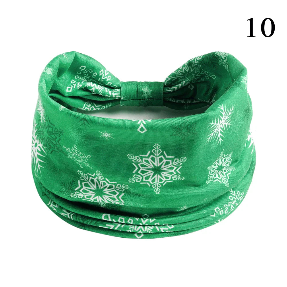 sengpan Halloween Skeleton Turbans Yoga Elastic Head Wrap Women Headband Wide Hairbands Headwear Bandanas Fashion Hair Band YZL05-5