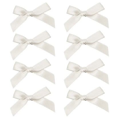 sengpan 8pcs Bowknot Hair Clip Sweet Ballet Ribbon Bow Hairpin Bang Clip Korean Girl Mini Bobby Pin Grab Female Color Ballet Headwear