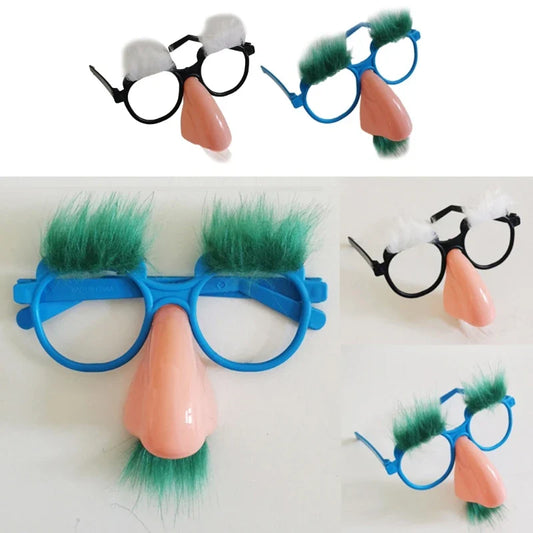 sengpan Disguise Glasses with Funny Nose with Eyebrows and Mustache Perfect Party Favors for Costume Halloween Birthday Parties