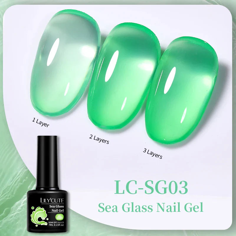 sengpan 8ML Clear Non Stick Hand Solid Extension Nail Gel Polish Carving Flower Nail Art Construction UV Gel Acrylic Varnishes