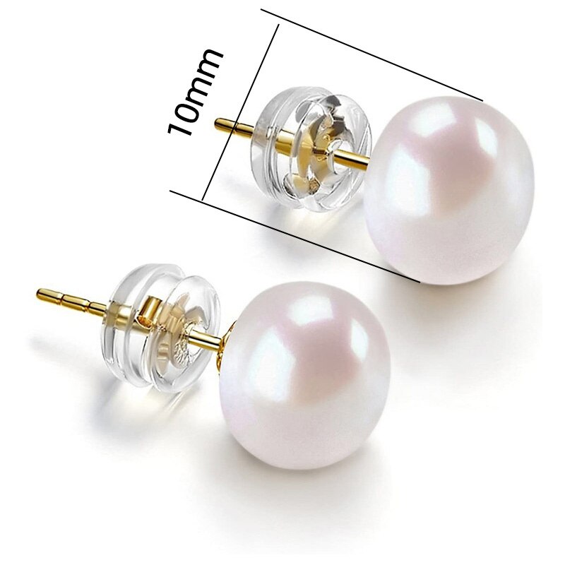 sengpan Trendy Style Imitation Pearl Design Stud Earrings for Women Exquisite Daily Wearable Jewelry Elegant Wedding Accessories