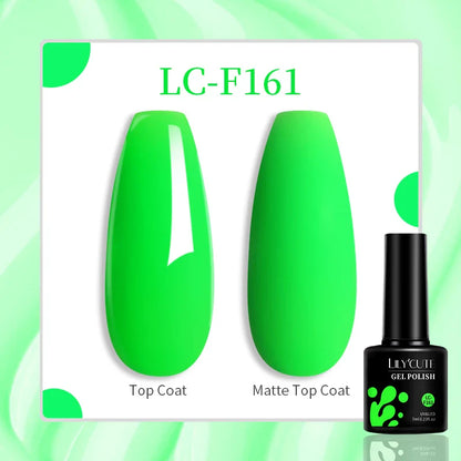 sengpan 7ML Aurora Top Coat Sparking Gel Nail Polish Semi Permanent UV Gel 2 In 1 Function Top Coat UV LED Nail Art Gel Varnish