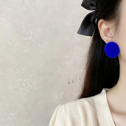 sengpan French Blue Earings Jewelry Accessories Girl Dangle Earrings Trend