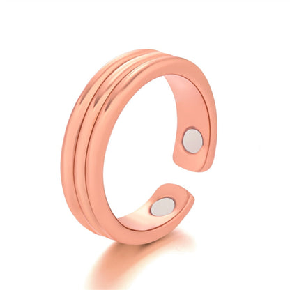 sengpan Personality Fashion Open Magnetic Health Rings for Women Men Magnetic Therapy Lose Weight Rings Keep Slim Health Care Jewelry