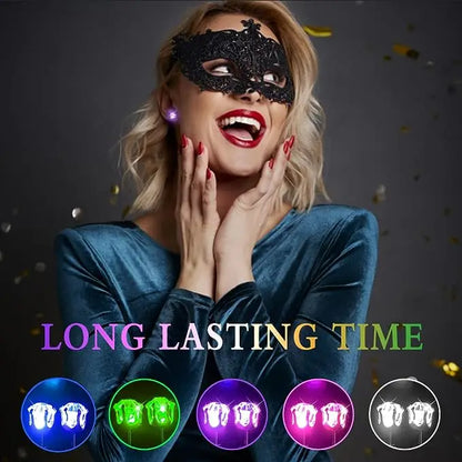 sengpan Colorful LED Hair Scrunchies Light Up Hair Bands Elastic LED Light Women Girls Hair Ties for Halloween Christmas Glow Part