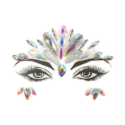 sengpan Rhinestones for Face Glitter for Face Stickers on Face Temporary Tattoos for Women Temporary Tattoos Fake Tattoo Tattoo Sticker