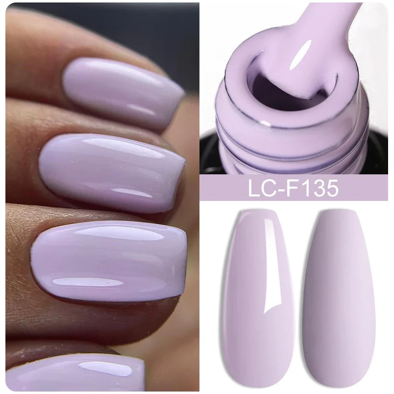 sengpan 7ML Gold Foil Quick Extension Gel Nail Polish Nude Purple Nail Flakes Vernis Semi Permanent UV Gel Nail Art Hard Gel