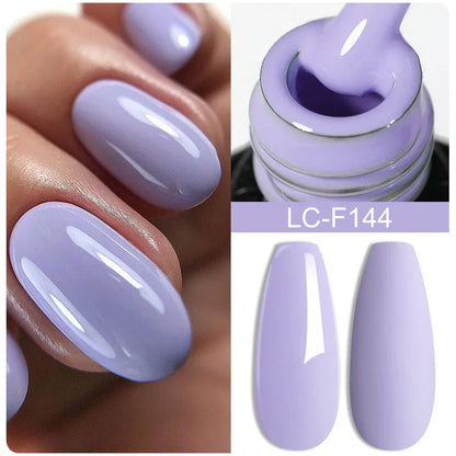 sengpan 8ML Clear Non Stick Hand Solid Extension Nail Gel Polish Carving Flower Nail Art Construction UV Gel Acrylic Varnishes