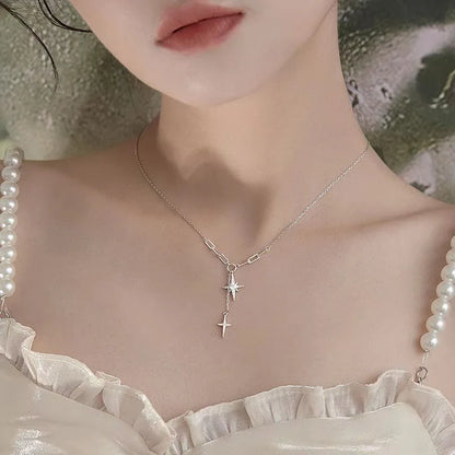 Lianfudai 2024 New Fashion Trend Unique Design Elegant Delicate Sweet Pearl Camellia Necklace For Women Jewelry Wedding Party Premium Gift