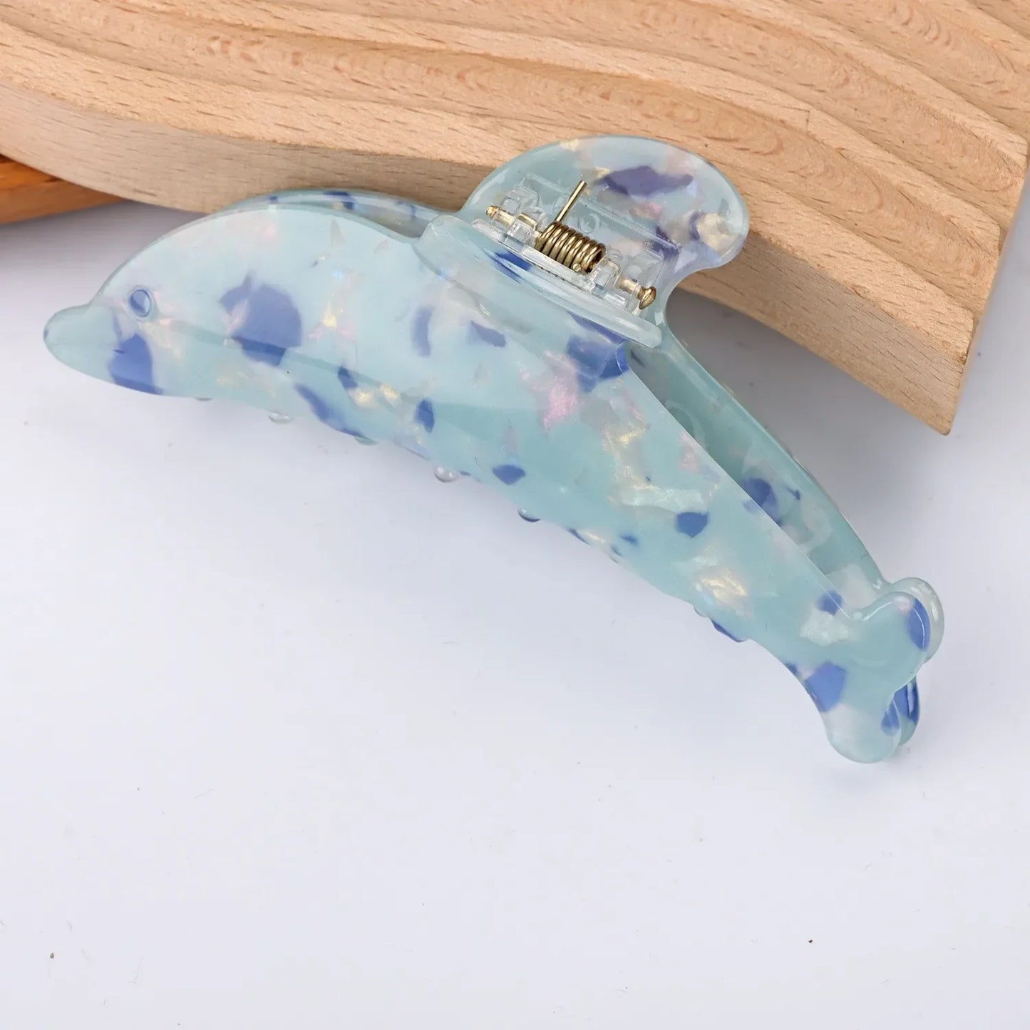 sengpan Cartoon Dolphin Hair Claw Clip Cute Hair Clips Popular Hair Catches Kawaii Hair Accessories for Women Girls