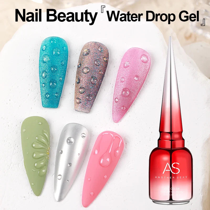 sengpan Water Drop Wave Gel Nail Gel Polish Clear Ripple Gel Nail Vernis Varnish Glue Phototherapy 15ml Glass Water Drop Glue