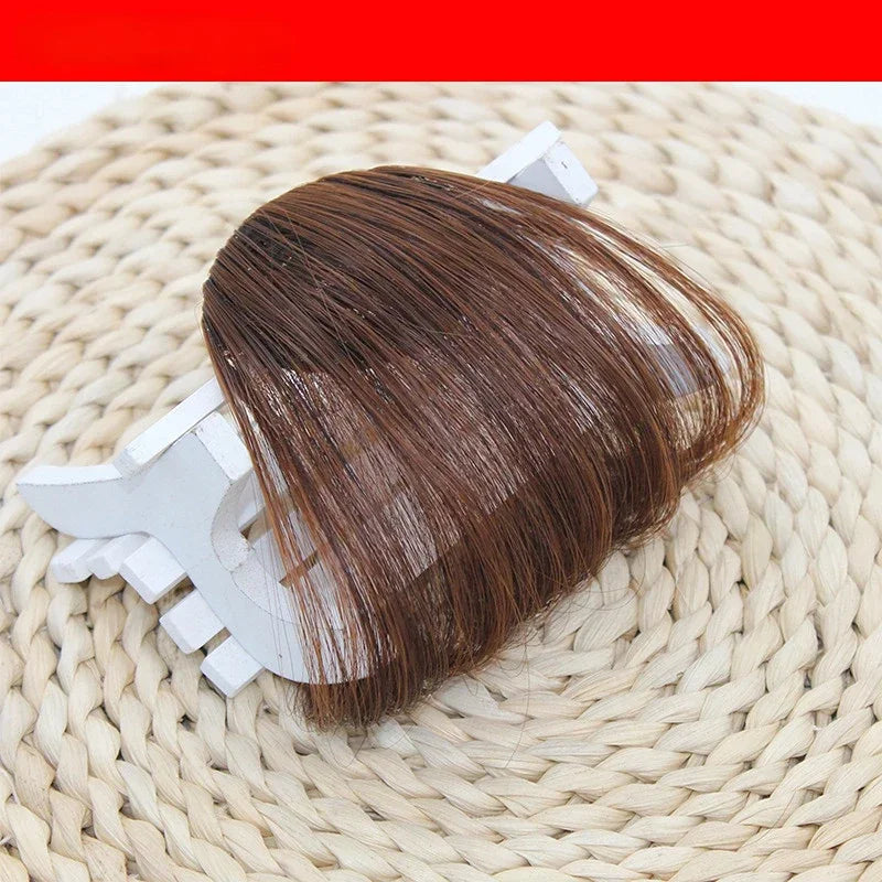 sengpan Fake Air Bangs Hair Styling Tools Hair Clip-In Extension Synthetic Hair Fake Fringe Natural False Hairpiece Women Clip In Bangs