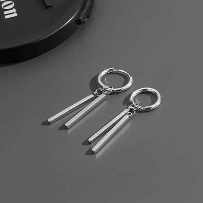 sengpan Punk Small Cross Stud Earrings for Teens Ear Piercing Star Earrings Women Men Pierced Unusual Party Earrings Jewelry