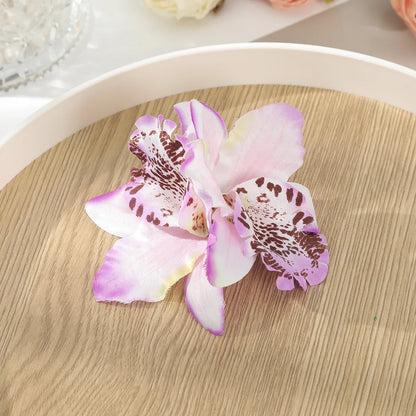 sengpan Bohemia Canna Flowers Samll Hair Clips Hawaii Bridal Flowers Hair Clips Hairpins Barrette For Wedding Hair Accessories