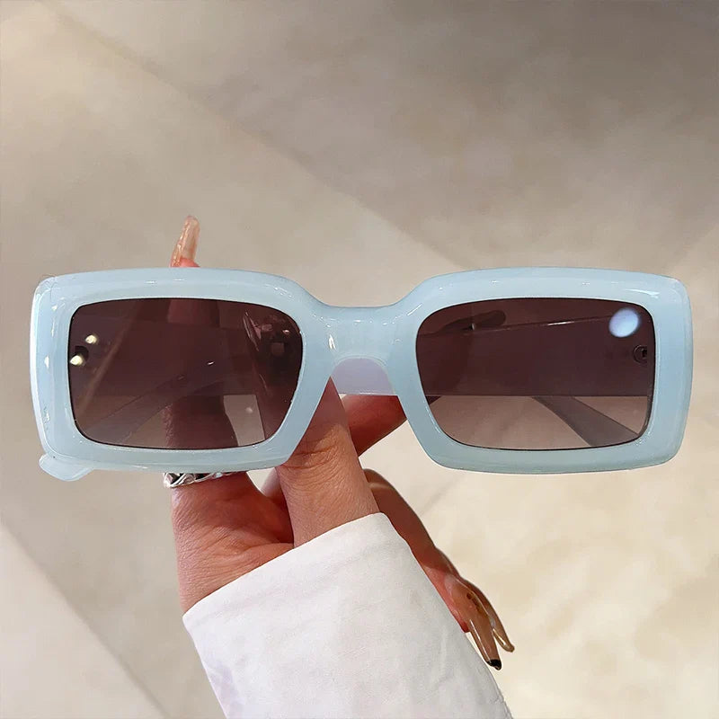 sengpan Retro Rectangle Sunglasses Women Fashion Square Gradient Candy Color Shades Sun Glasses Brand Design UV400 Female Eyewear