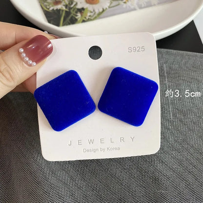 sengpan French Blue Earings Jewelry Accessories Girl Dangle Earrings Trend