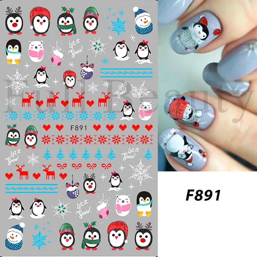 sengpan Luminous Nail Stickers Glow In Dark Halloween Nail Art Decoration Cartoon Skull Ghost Sliders Bones Spider Decal Tattoo GLYB-018