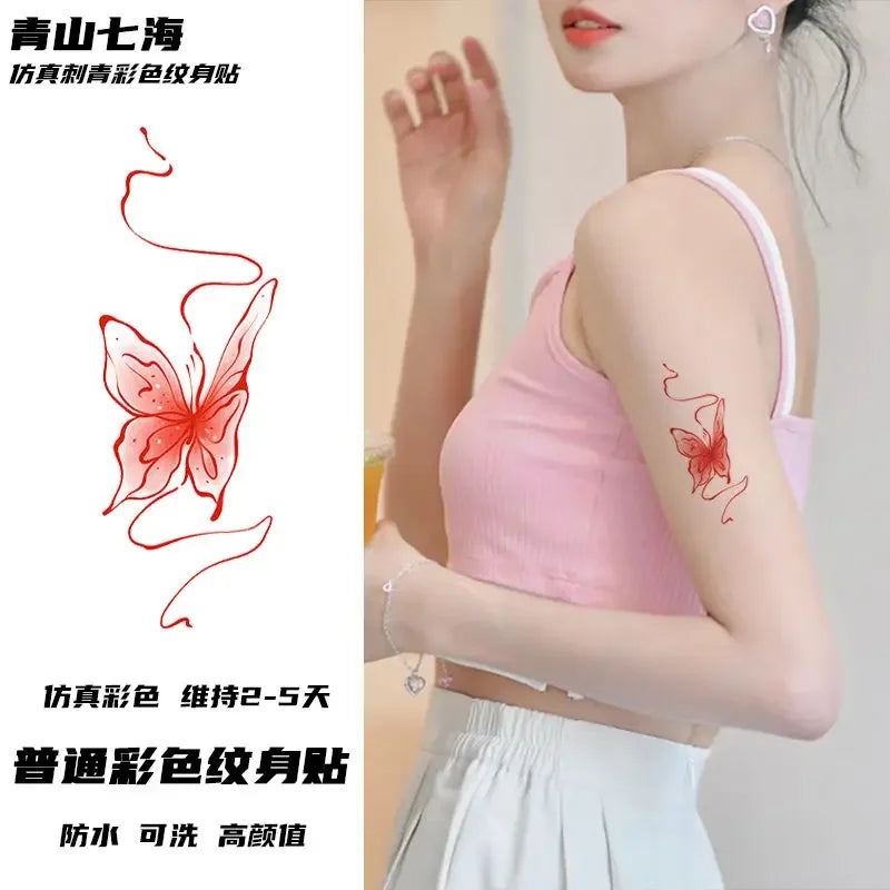 sengpan Lasting Cartoon Cat Scratch Fake Tattoo for Woman Man Art Tattoo Sticker Cute Temporary Tattoos Waterproof Tatuajes Temporales