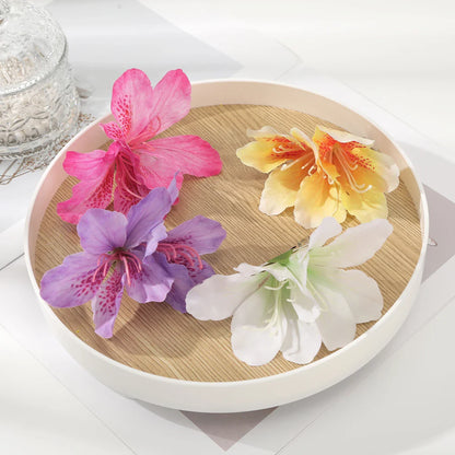 sengpan Bohemia Canna Flowers Samll Hair Clips Hawaii Bridal Flowers Hair Clips Hairpins Barrette For Wedding Hair Accessories