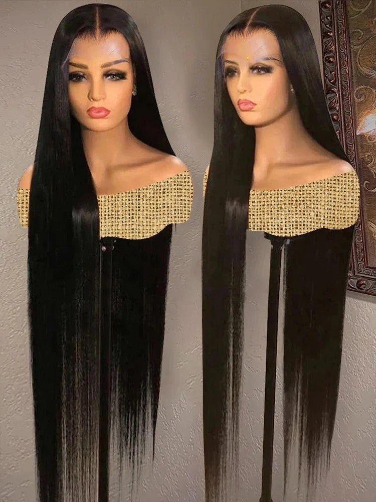 sengpan 36 38Inch 13x6 Hd Lace Frontal Human Hair Wig Bone Straight Brazilian Wigs 13x4 Glueless Wig Human Hair Ready To Wear For Women