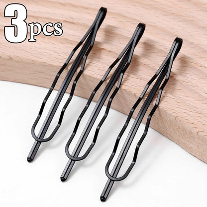 sengpan Black Hairpins for Women Barrettes Bobby Pins Headwears Girls BB Clips Headdress Barrettes Korean Hair Styling Accessories