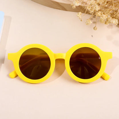 sengpan 12 Colors Fashion Cute Round Frame Sunglasses UV400 For Kids Baby Boys Girls Children Lovely Sun Glasses Sun Shade Eyewear