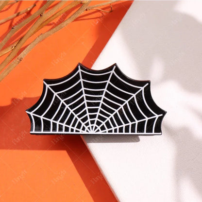 sengpan Dark Dragonfly Bat Spider Web Hair Clips Horror Exaggerates Halloween Hair Accessories for Women Kid New Funny Hairpin