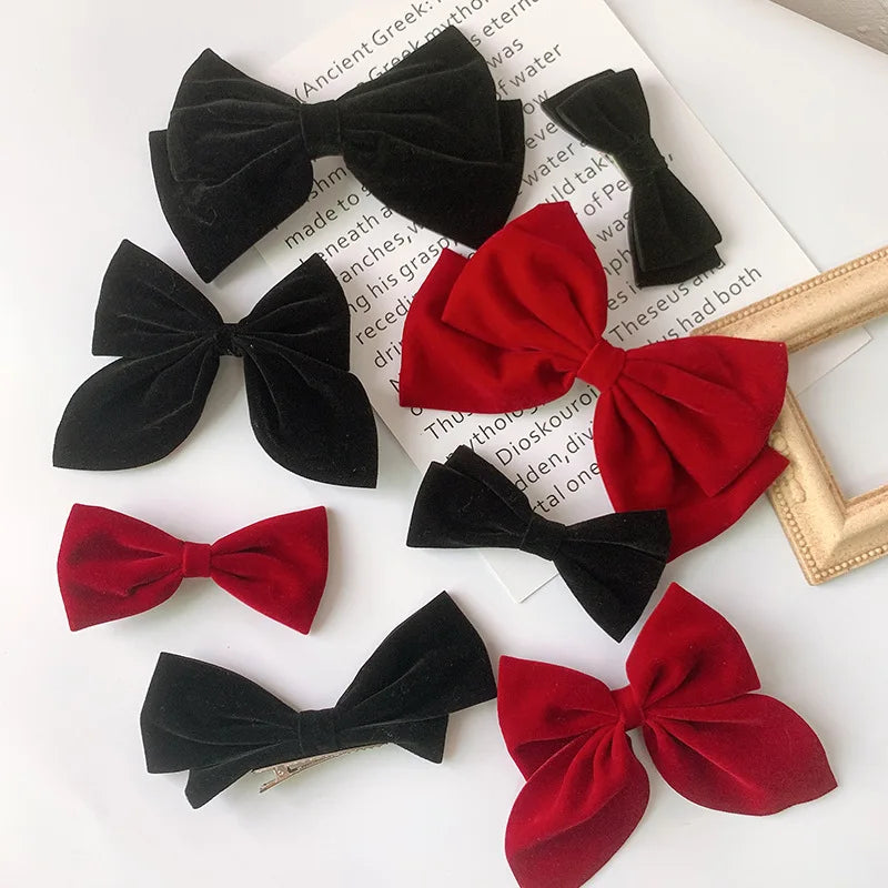 sengpan Oversized Bow Hair Accessories Fashion Satin Ribbon Hairpins Big Bow Hairpins Women Girls Satin Ladies Hairpins Cute