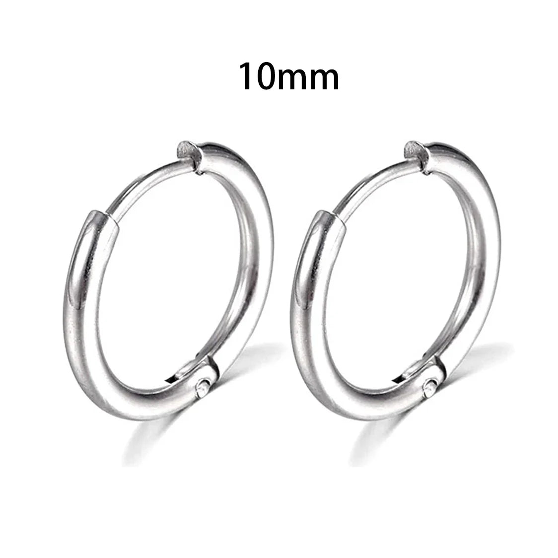 2022 New Simple Stainless Steel Small Hoop Earrings for Women Men Cartilage Ear Piercing Jewelry Pendientes Hombre Mujer