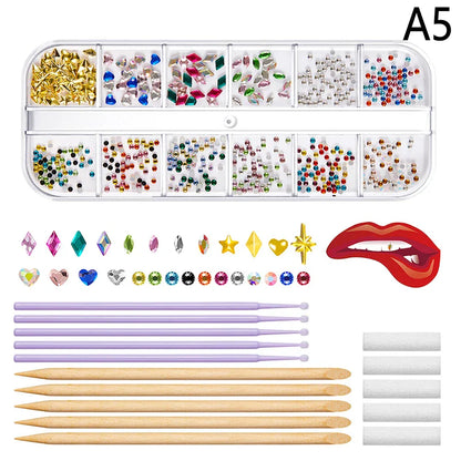 sengpan 1Set Dental Tooth Gems Crystal Diamond Ornament Diy Tools Various Shapes Color Teeth Jewelry Denture Acrylic