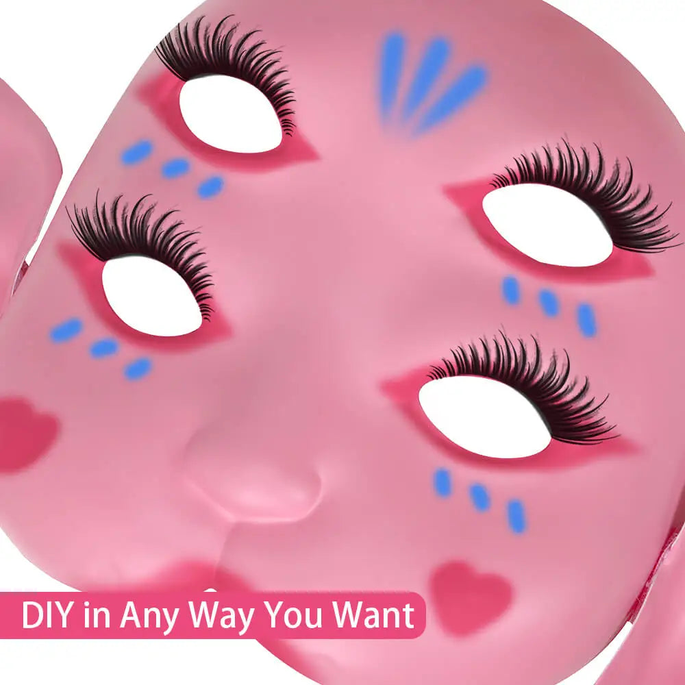 sengpan Melanie Martinez Portals Mask Cosplay Props DIY Pink MASK Halloween Party Accessory