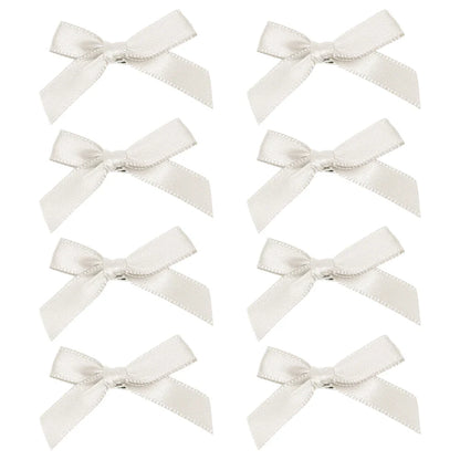 sengpan 8pcs Bowknot Hair Clips Sweet Ballet Ribbon Bow Hairpin Bang Clip Korean Girl Mini Grab Clips Female Headwear Hair Accessories