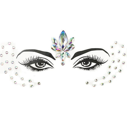 sengpan Rhinestones for Face Glitter for Face Stickers on Face Temporary Tattoos for Women Temporary Tattoos Fake Tattoo Tattoo Sticker