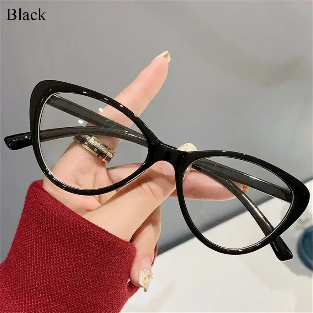 sengpan Women Anti Blue Rays Glasses Fashion Cat Eye Computer Goggles Big Frame Eyeglasses Care Blue Light Blocking Eyewear