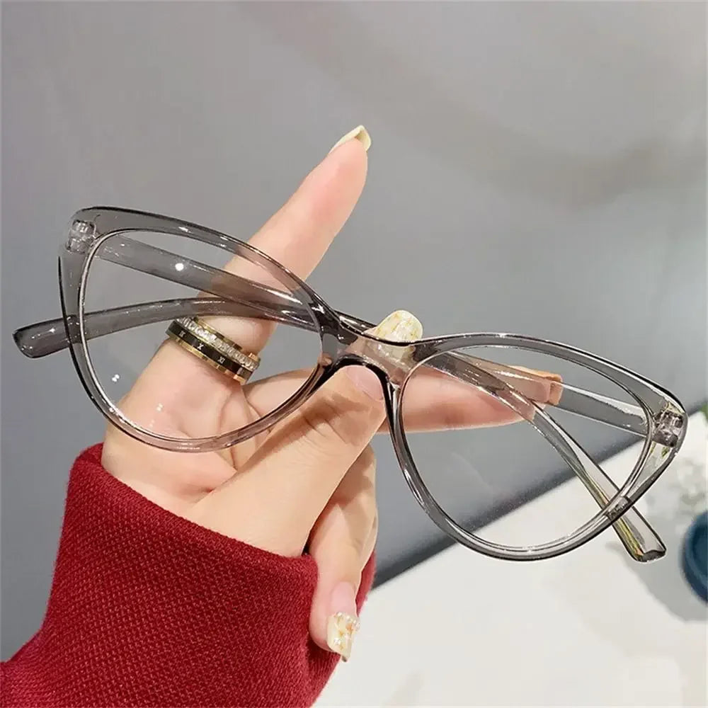 sengpan Women Anti Blue Rays Glasses Fashion Cat Eye Computer Goggles Big Frame Eyeglasses Care Blue Light Blocking Eyewear