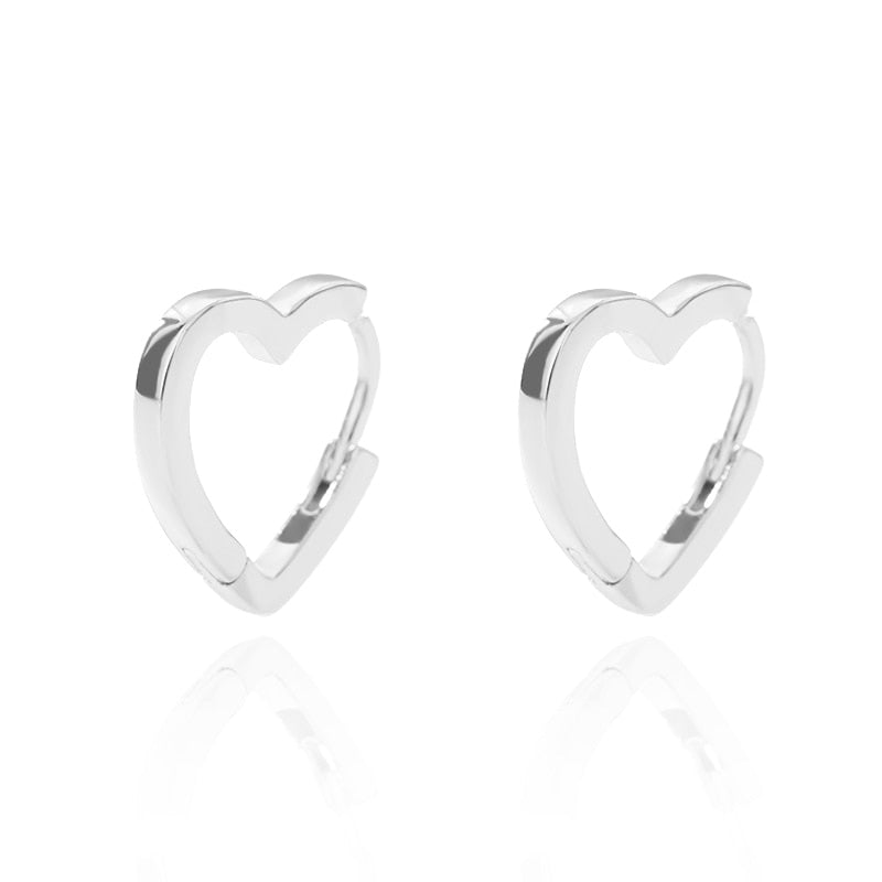 sengpan Vintage Zircon Heart Earrings For Women Stainless Steel Gold Plated Piercing Earring 2023 Trend New Luxury Jewelry aretes mujer