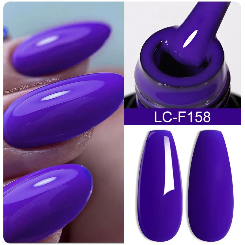 sengpan 7ML Gold Foil Quick Extension Gel Nail Polish Nude Purple Nail Flakes Vernis Semi Permanent UV Gel Nail Art Hard Gel