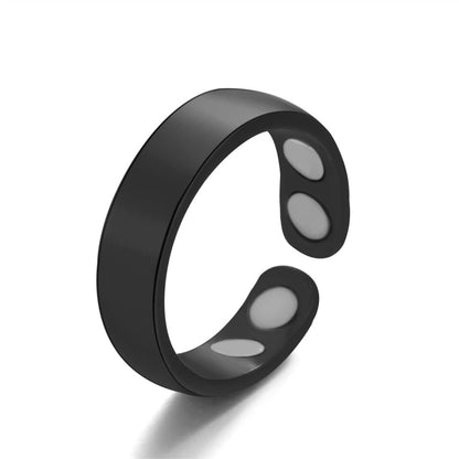 sengpan Personality Fashion Open Magnetic Health Rings for Women Men Magnetic Therapy Lose Weight Rings Keep Slim Health Care Jewelry