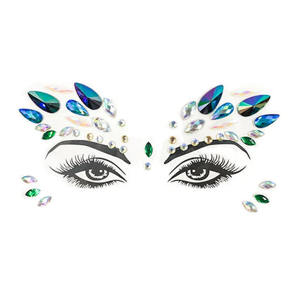 sengpan Rhinestones for Face Glitter for Face Stickers on Face Temporary Tattoos for Women Temporary Tattoos Fake Tattoo Tattoo Sticker