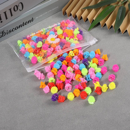 sengpan 50Pcs Small Hair Claw Clip Korean Fashion Mini Hair Clips Butterfly Flower Heart Multi-Shape Girls Clips Kids Hair Accessories