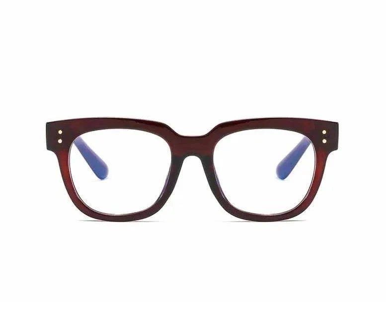 sengpan Blue Big Frame  Glasses Women Computer blue light blocking glasses  Black Radiation Goggles Spectacles Eyeglasses Men