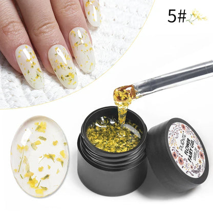 sengpan Sparkling Summer Glitter Sequins Gel Nail Polish 5ML Cream Puff Gel Soak Off UV Nail Gel Semi-permanent Varnish For Manicure