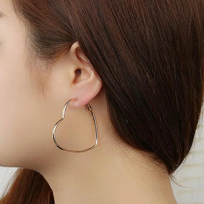 sengpan Hiphop Exaggerated Irregular Metal Dangle Earrings Spiral Twist Knot Geometry Round Smooth Rock Ear Brincos Jewelry Gift