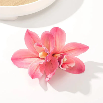 sengpan Bohemia Canna Flowers Samll Hair Clips Hawaii Bridal Flowers Hair Clips Hairpins Barrette For Wedding Hair Accessories