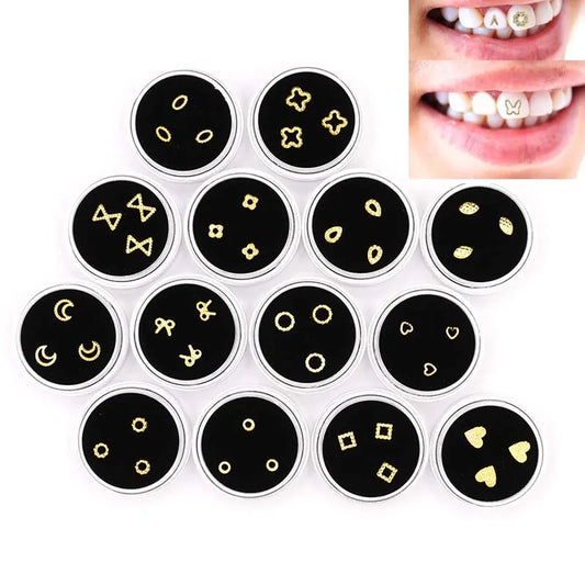 sengpan 3pcs Dental Teeth Gems Beauty Diamond Jewelry Crystal Decoration Fashion Cute Charming Tooth Ornaments Tooth Gems