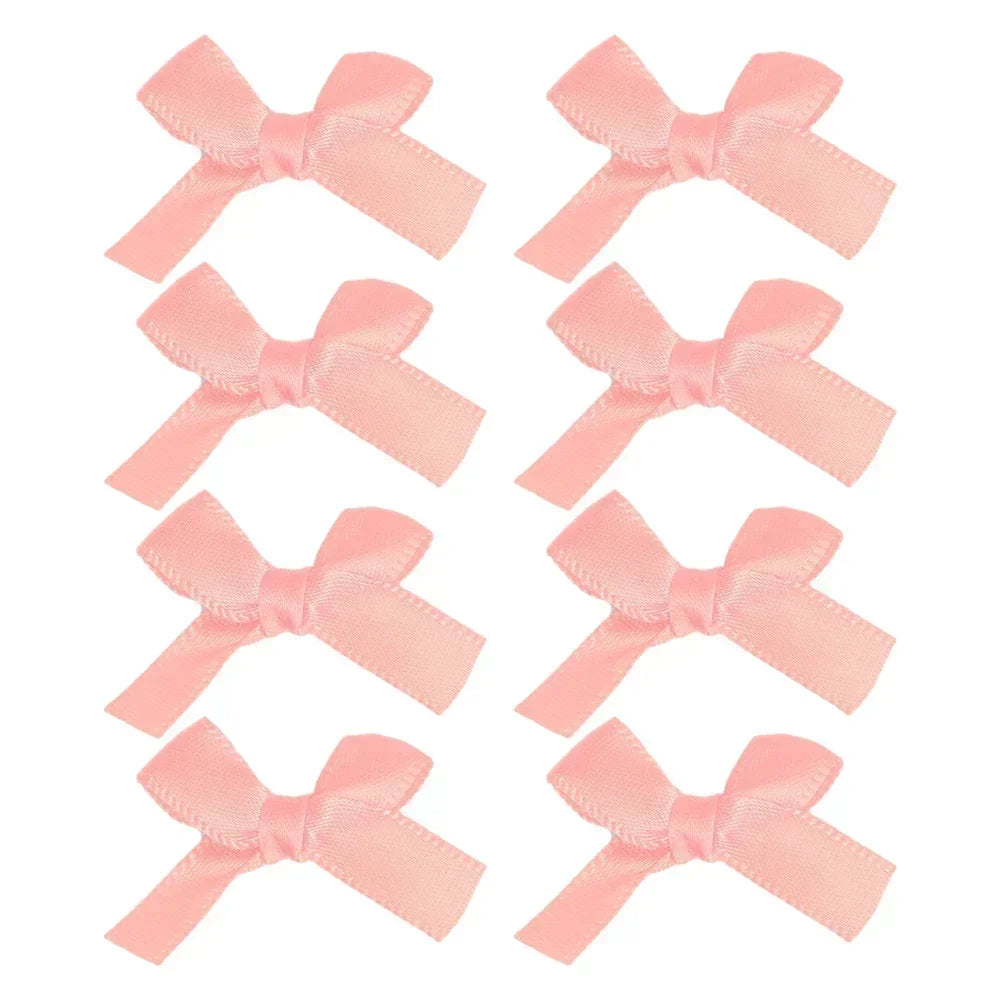 sengpan 8pcs Bowknot Hair Clip Sweet Ballet Ribbon Bow Hairpin Bang Clip Korean Girl Mini Bobby Pin Grab Female Color Ballet Headwear