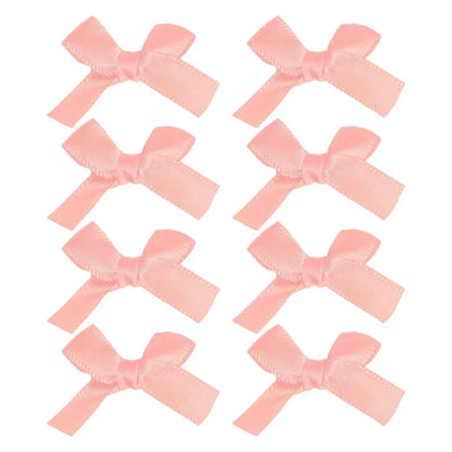 sengpan 8pcs Bowknot Hair Clip Sweet Ballet Ribbon Bow Hairpin Bang Clip Korean Girl Mini Bobby Pin Grab Female Color Ballet Headwear