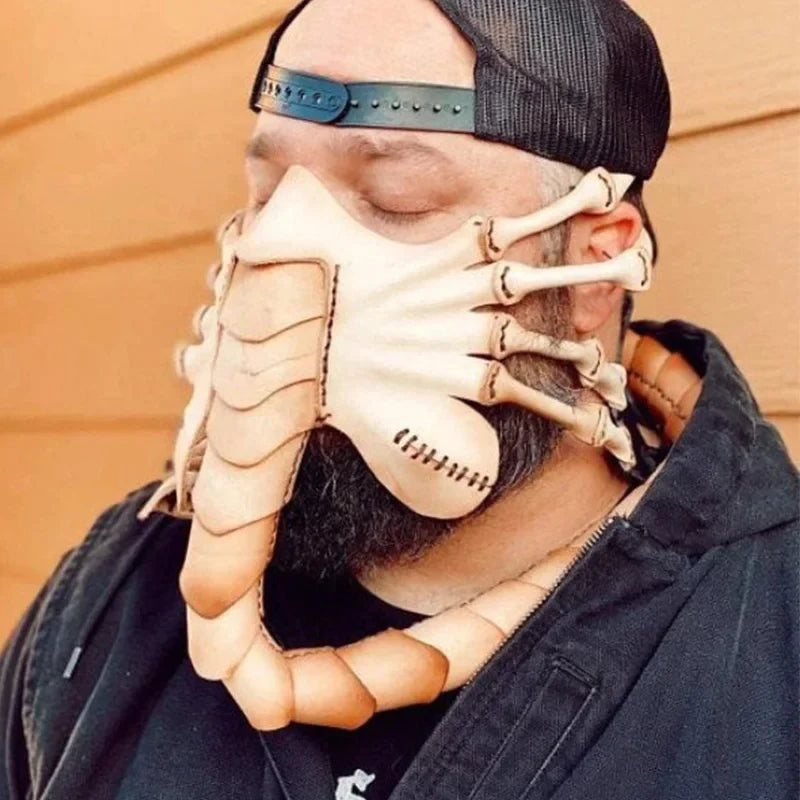 Lianfudai 2024 New Bug Mask Punk For Men And Women Latex Jewelry Party Gift