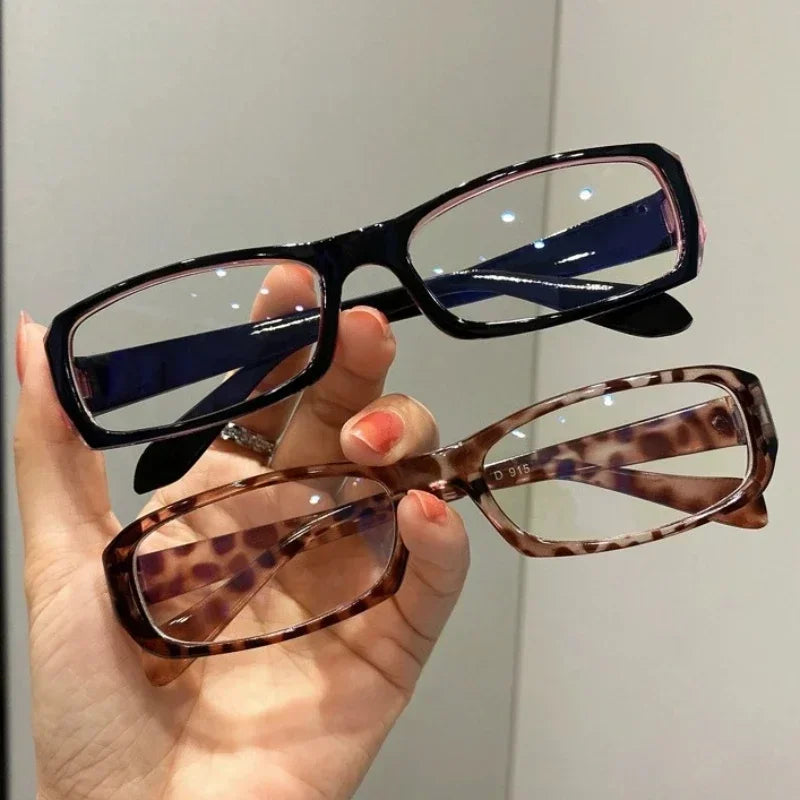 sengpan Japanese Korean Small Square Frame Glasses Women Retro Harajuku Eyeglasses Clear Reading Spectacle Blue Light Blocking Eyewears