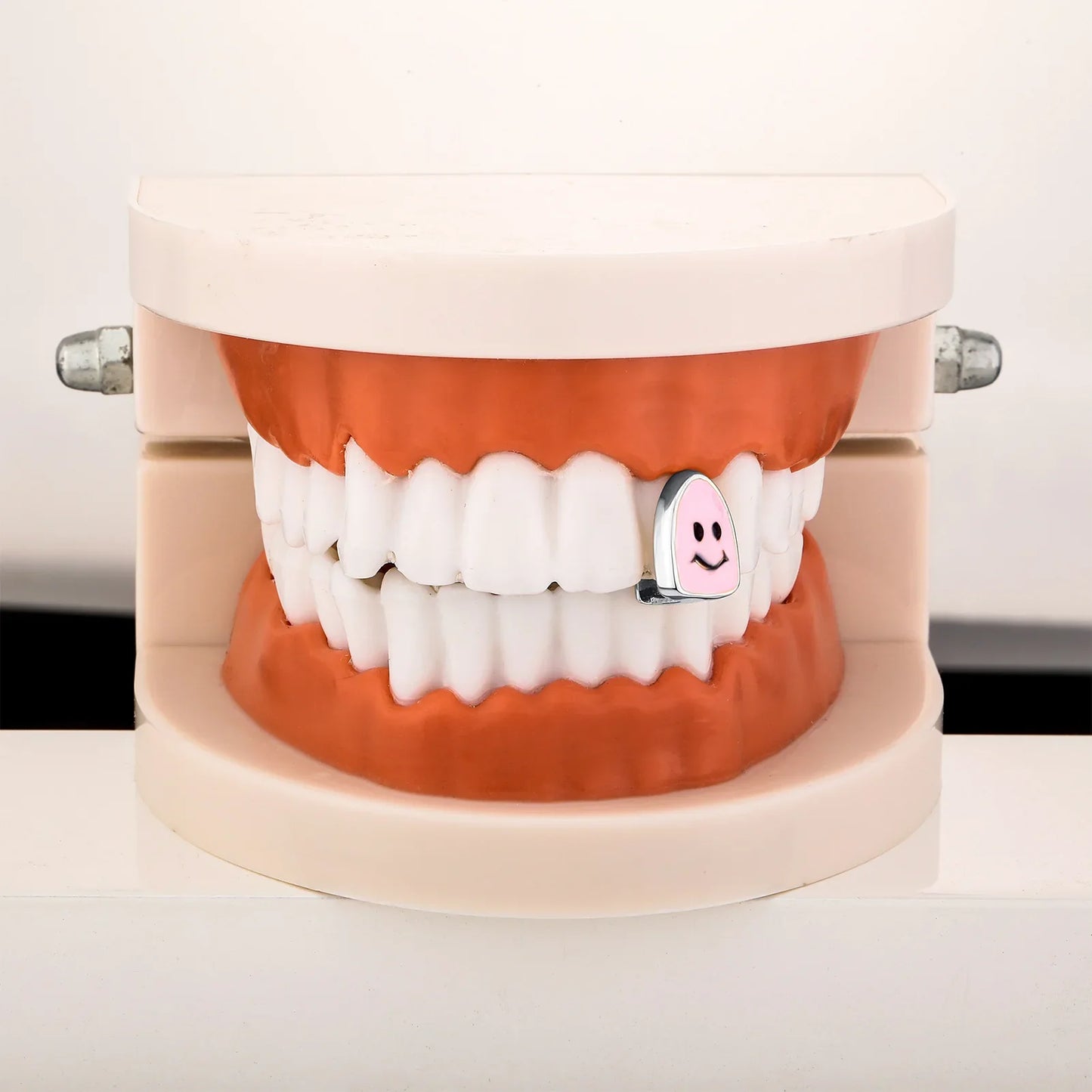 sengpan Hip Hop Single Tooth Grillz Cap Top Bottom Dental Grill Teeth Caps Halloween Cosplay